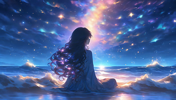 Fantasy Anime Girl, AI Art HD wallpaper