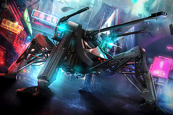 The Scifi World Grasshopper Weapon Robot , scifi, artist, artwork, digital-art, deviantart HD wallpaper