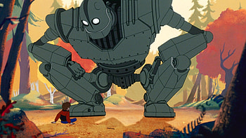 Director Brad Bird, Iron Giant's story, Behind-the-scenes secrets, Epic robot battles HD wallpaper