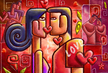 .KISS YOUR HEART., sweet, holidays, colorful, beloved valentines, all hearts, colors, lovers, beautiful, valentines, kisses, pretty, love, couple, hearts, romantic, lovely HD wallpaper