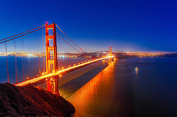 Golden Gate Bridge, San Francisco landmark, Iconic bridge, Frank's Travelbox HD wallpaper