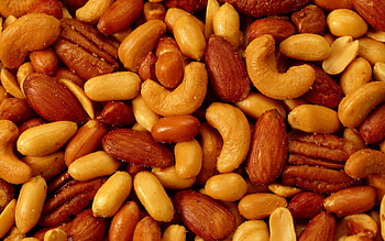 Nut medley, Flavorful mix, Nutty mosaic, Wholesome goodness HD wallpaper