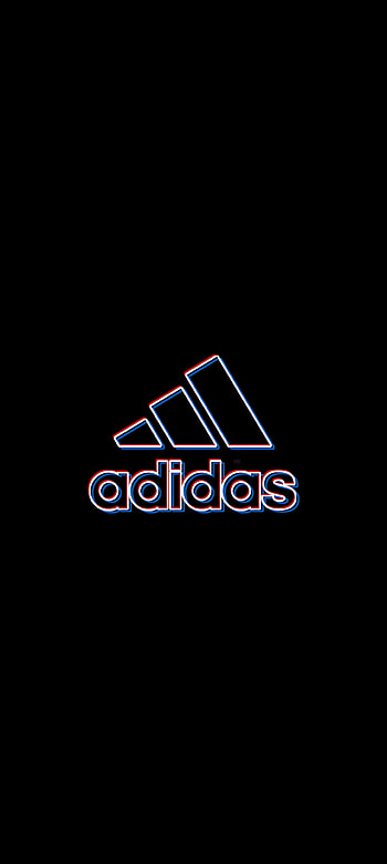 Adidas glitch, logo, monogram HD phone wallpaper