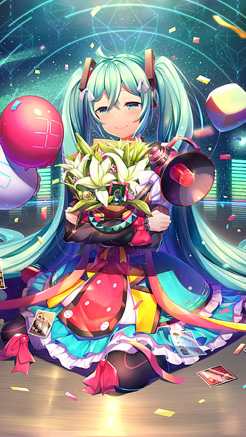 Hatsune Miku, Anime, Vocaloid HD phone wallpaper