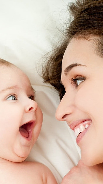 Baby Mom, Cute Baby, Smile, mom love HD phone wallpaper