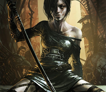 Railla Karnokailen, girl, warrior HD wallpaper