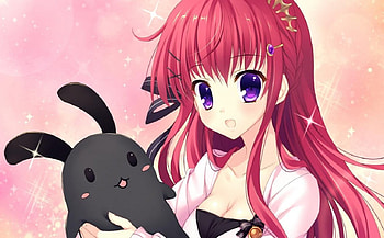 Ousaka Asuha, toy, cg, game, cute, girl, long hair HD wallpaper