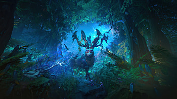 Enchanted Twilight: Fantasy Landscape Digital Art, fantasy, Digital Art, landscape, fantasy landscape HD wallpaper
