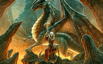 dragon, cg, fantasy HD wallpaper