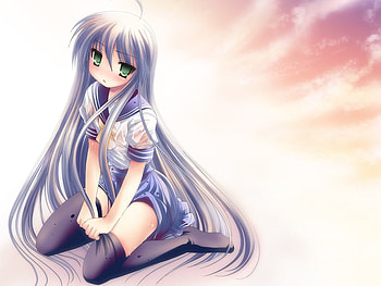 Konata_Lucky_Star, konata, cute, anime, long hair HD wallpaper