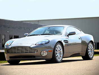 Aston Martin, Cars, Building, Grey, Side View, Style, V12, Vanquish, 2001 HD wallpaper
