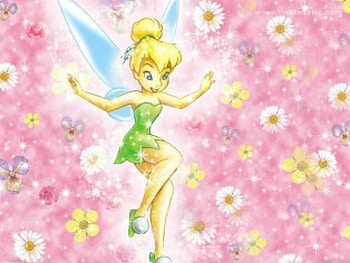 FLOWER TINK, pink, flowers, tink HD wallpaper