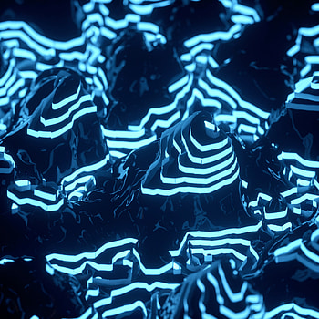 Abstract, Lines, Relief, Wavy, Glow HD phone wallpaper