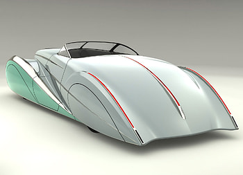 2009 Delahaye USA Sultan Renderings, tuning, delahaye, car, concept HD wallpaper