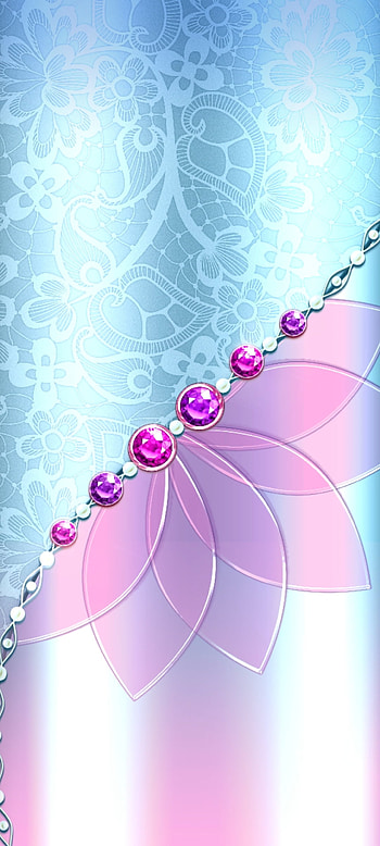 Pink Floral, aqua, beautiful, magenta, Flower, premium, Curve, luxury HD phone wallpaper