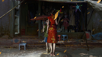 Silken Shadows — Oriental Fantasy Ultra, fantasy, oriental HD wallpaper