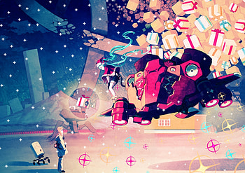 Christmas with Miku, miku, girl, vocaloid, christmas HD wallpaper
