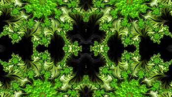 Trippy Psychedelic Fractal, trippy, psychedelic, aesthetic, green, Abstract, fractal, abstract green HD wallpaper