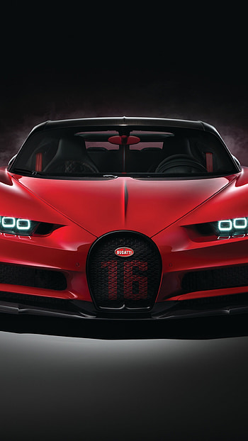 Car, Red Bugatti Car HD phone wallpaper