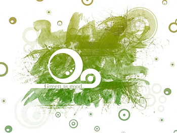 abstract style, abstract, 3d, green HD wallpaper