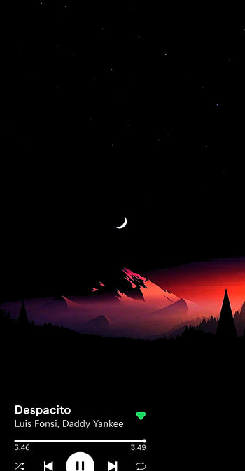 Dark Spotify music, atmosphere, sky HD phone wallpaper