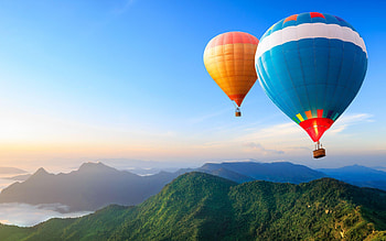 in , Aerial view, Balloon fascination, Floating wonders HD wallpaper