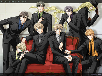 Kichiku Megane_All Cast08, yaoi, katsuya saeki, kichiku megane, bl game, honda, mr r, katagiri, midou, taichi HD wallpaper
