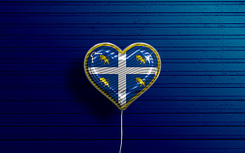 I Love Turin, , realistic balloons, blue wooden background, Day of Turin, Italian cities, flag of Turin, Italy, balloon with flag, Turin flag, Turin HD wallpaper