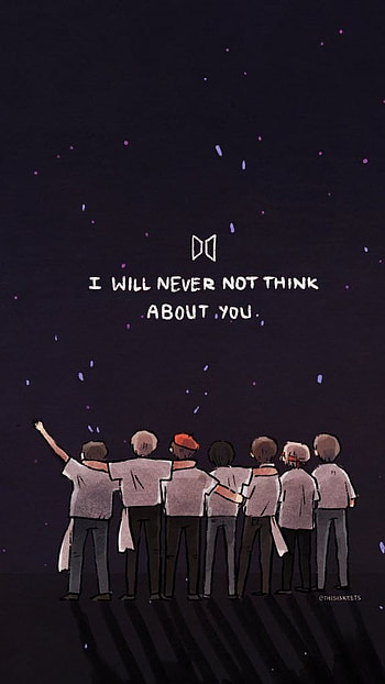 Bts Aesthetic, Night, Stars, bts HD phone wallpaper