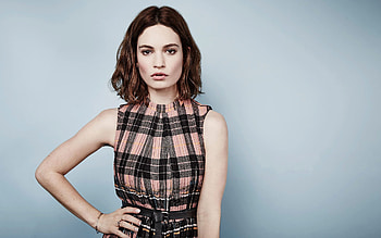 Lily James , Background HD wallpaper