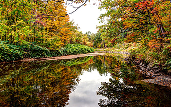 New Hampshire, Travels, Autumn beauty, Baker River HD wallpaper