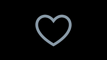 Heart Minimal Oled , heart, love, artist, artwork, digital-art, dark, black, oled HD wallpaper