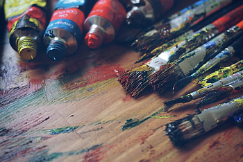 Miscellanea, Miscellaneous, Paints, Brush, Brushes, Art Supplies, Artistic Accessories HD wallpaper