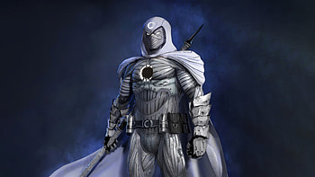 Marvel Moon Knight 3D Fan Art, moon-knight, superheroes, tv-shows, artstation HD wallpaper