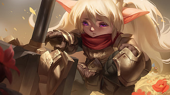 Poppy from League of Legends: Stunning Ultra, video game, League Of Legends, Poppy (League Of Legends) HD wallpaper
