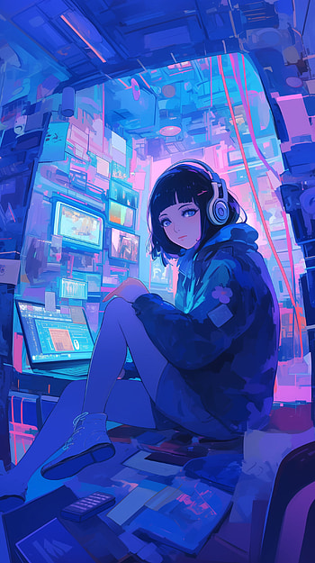 Lofi Anime Girl: Cozy Vibes for Your , anime girl, lofi HD phone wallpaper