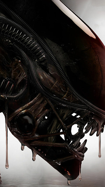 Eerie Alien ry, Dramatic movie scene, Haunting atmosphere, Fear-inducing creatures HD phone wallpaper