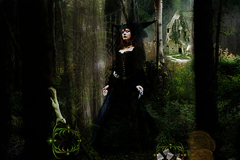 The Tooth Fairy Assistant, model, costume, fantasy, beautiful, people, forest, dark HD wallpaper