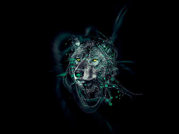 Animals, Wolfs, Background, Art HD wallpaper