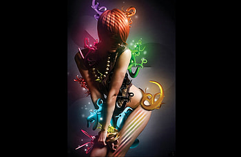 Valde Animus, girl, color HD wallpaper