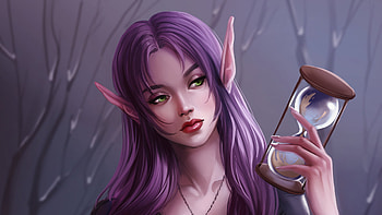 Lydia Elf Girl, elf, artist, artwork, digital-art, deviantart HD wallpaper