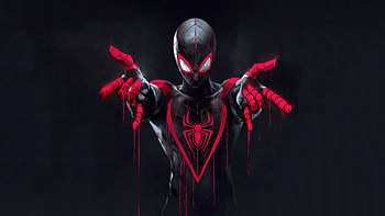 Spiderman Miles Morales Artwork, spiderman, superheroes, artwork, art, digital-art, artist HD wallpaper