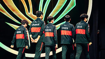 T1 Roster LoL Faker, Oner, Zeus, Gumayushi, Keria, Faker (League Of Legends), video game, T1 HD wallpaper
