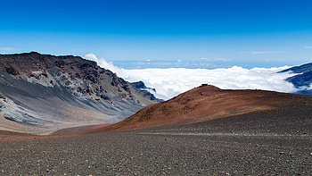 Volcano Haleakala On The Hawaiian Island , island, volcano, nature HD wallpaper