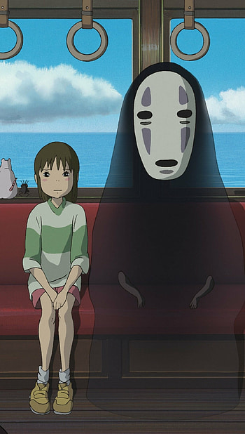 No-Face and Chihiro, Spirited Away HD phone wallpaper