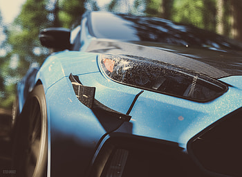 Cars, Car, Close-Up, Front View, Machine, Headlight HD wallpaper
