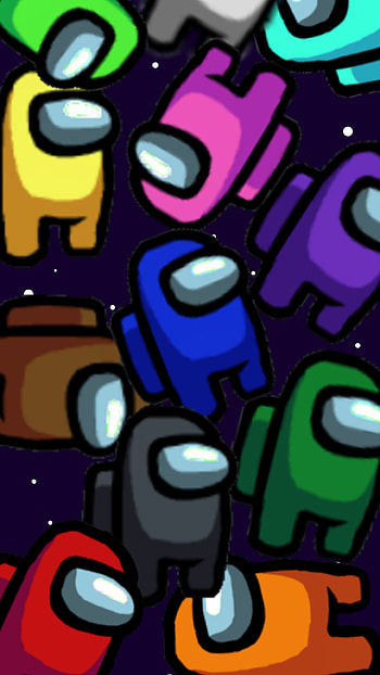 among us, mix HD phone wallpaper