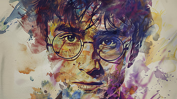 Harry Potter Artistic - Magical Wizardry Background, movie, Harry Potter, character portrait, fantasy HD wallpaper