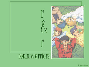 Ronin Warriors E-card, ronin, ecard, anime, warrior HD wallpaper