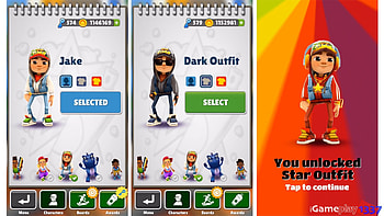 Subway Surfers - JAKE vs DARK vs STAR OUTFIT - Characters Review . HD wallpaper